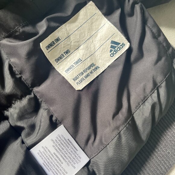 Adidas boys classic bomber insulated 3 stripe jacket size S (7-8) - Picture 4 of 9